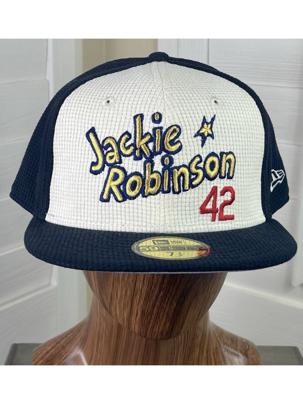 New Era 59Fifty MLB Jackie Robinson 42 Thermal Fitted Hat Size 7 3/4 - NWT